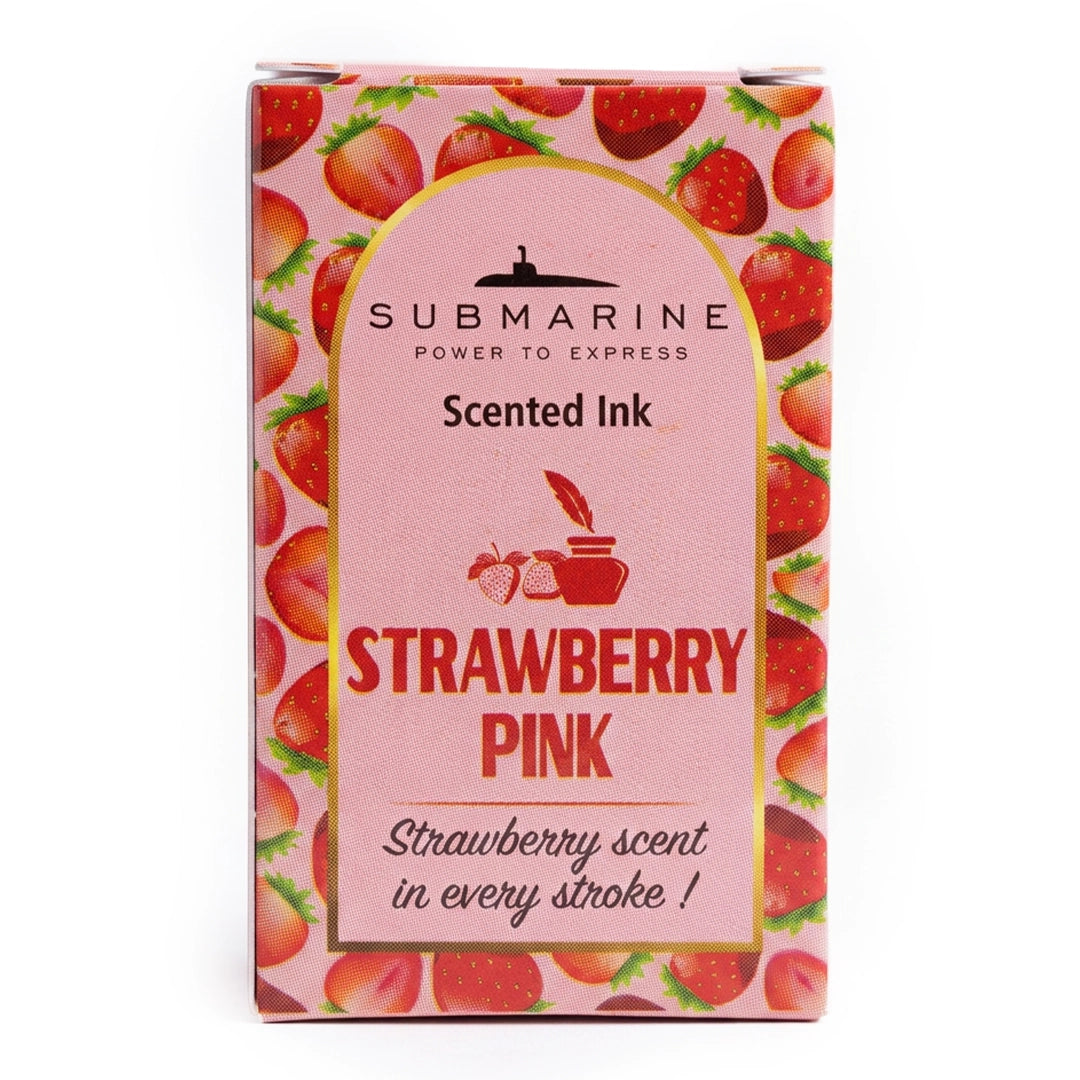 Horizon Dual Shade Fragrance Roller & Fountain Pen Set - Wild Strawberry