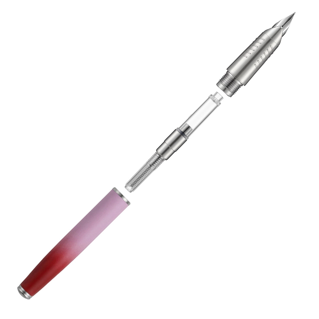 Horizon Dual Shade Fragrance Roller & Fountain Pen Set - Wild Strawberry