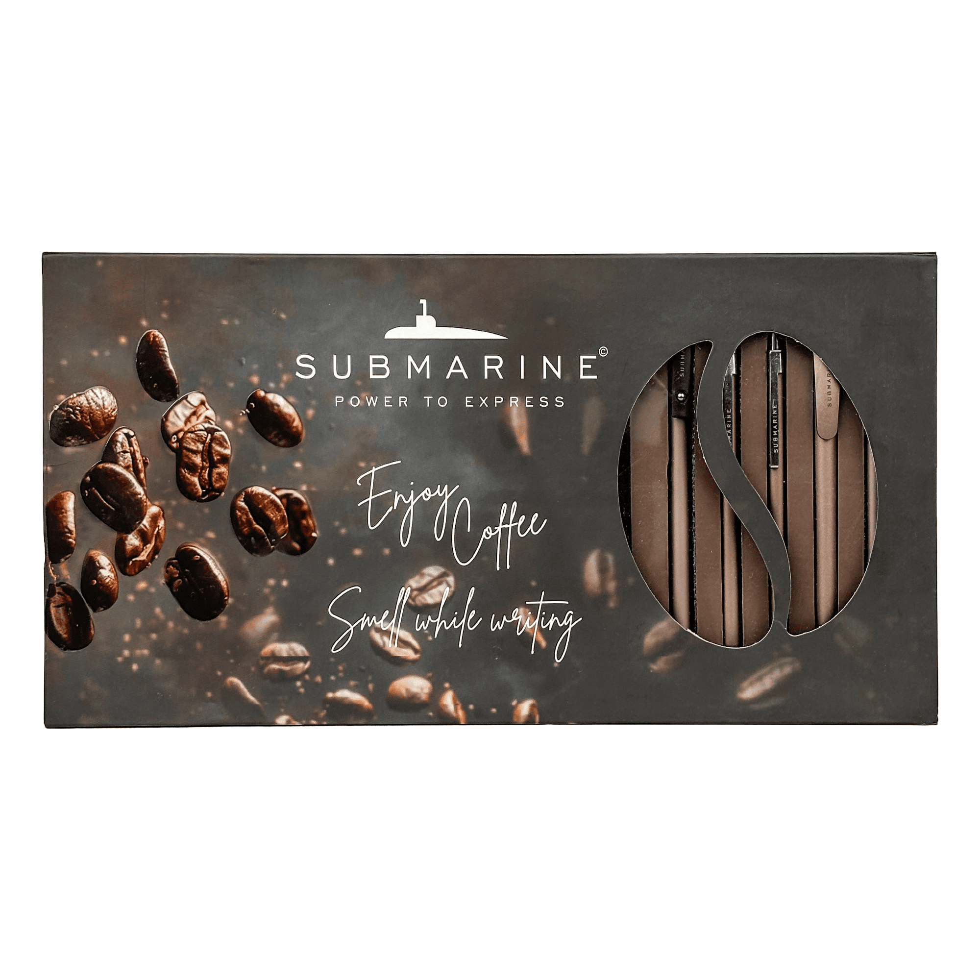 Submarine Premium Coffee Aroma Pen & Diary Gift Set