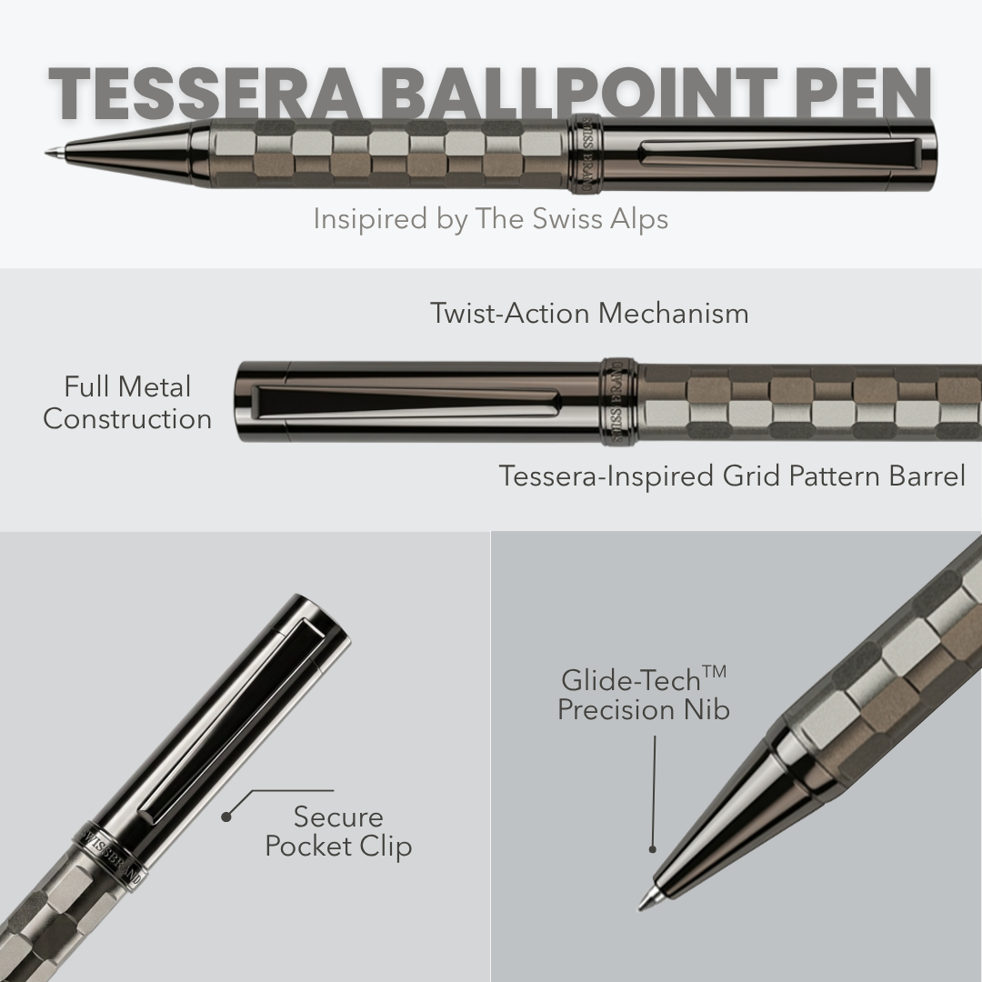 Ashler Tessera Rollerball & Ballpoint Pen Set