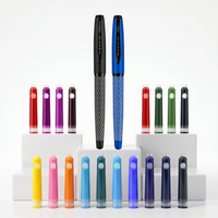 Inkspire Fountain Pen Set with 18 Ink Cartridges