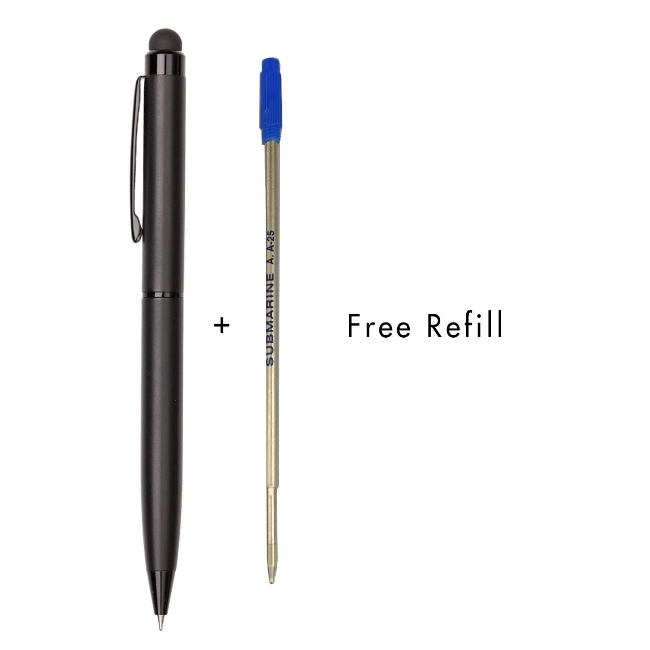 2 in 1 Ball Pen With Free Refill