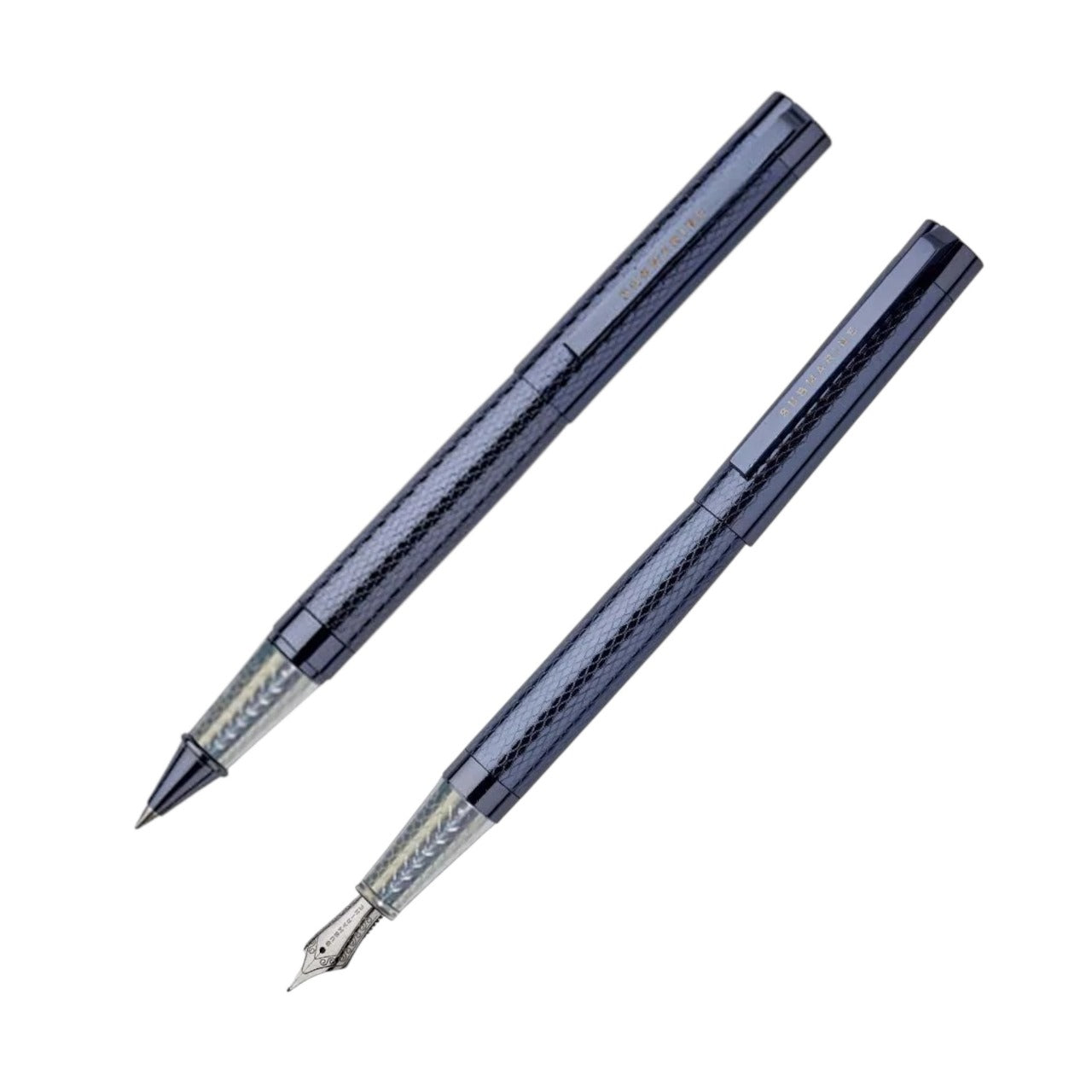Blue Plate Fountain Pen & Roller Pen Combo