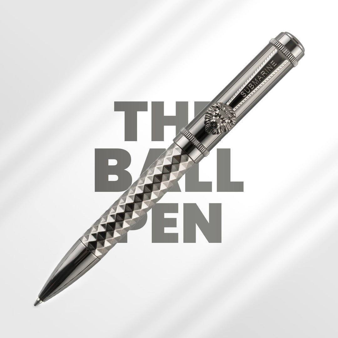 Royal Edition Lion Metal Ball Pen - Rose Gold