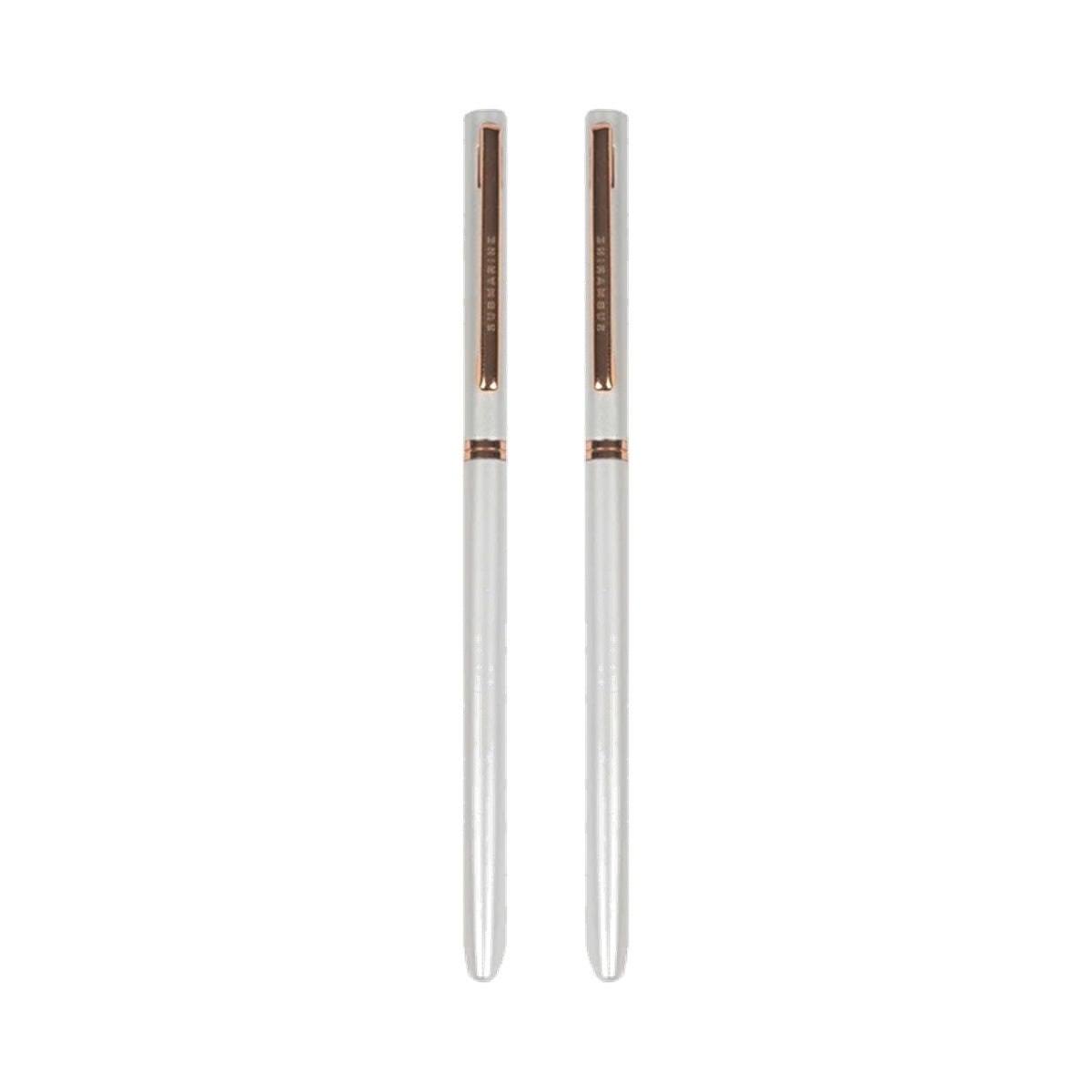 Slim Metal White Ball Pen