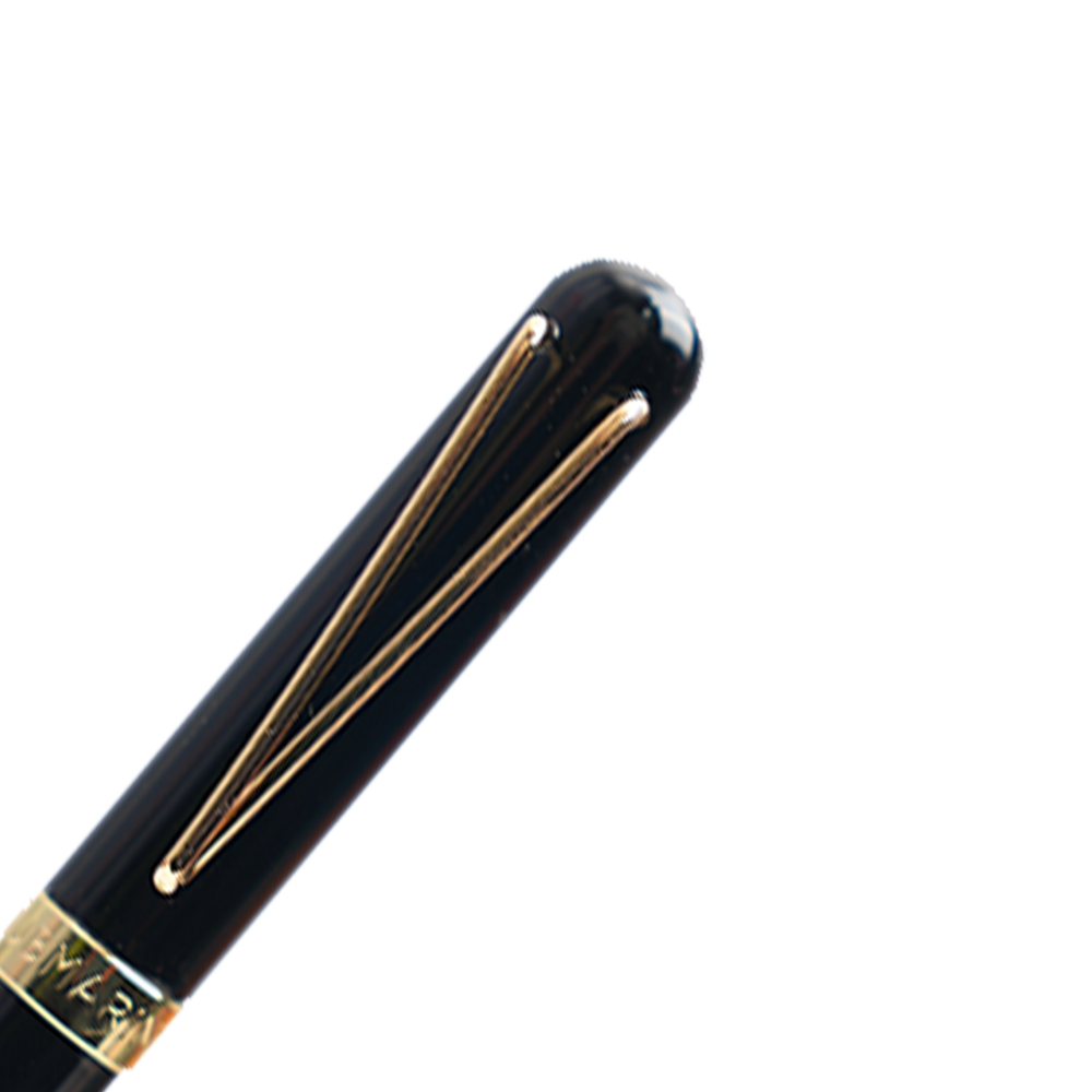 Royale Black & Gold Roller Pen