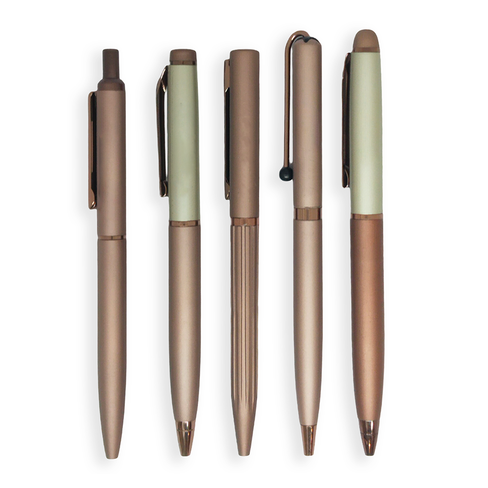 Premium Coffee Aroma Metal Pen & Diary Gift Set