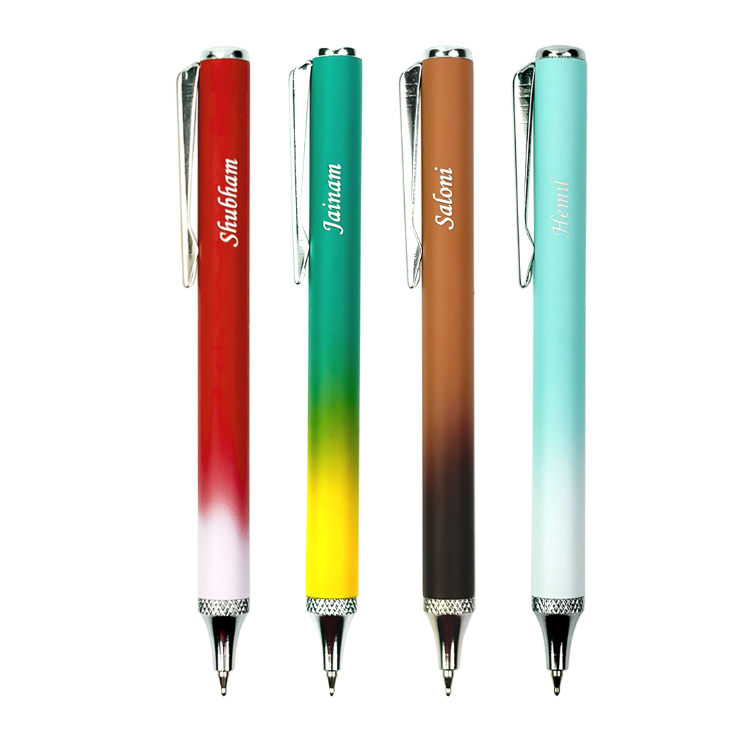 "Jhatka" Ombre Shade Fragrance Ball Pen - Pack of 4