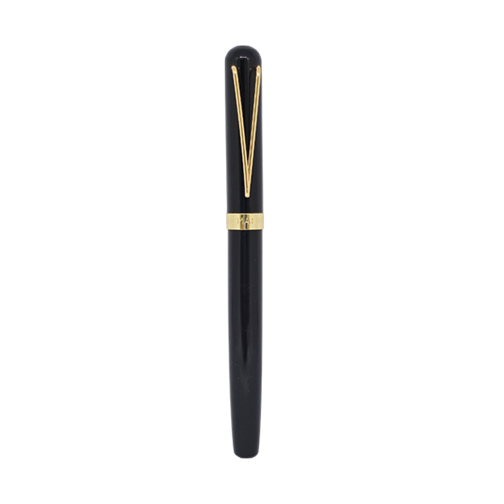 Royale Black & Gold Fountain Pen