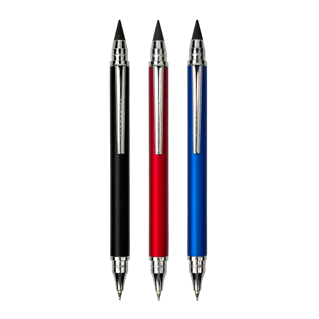 TwinX 2-in-1 Pen & Mechanical Everlasting Pencil - Pack of 3